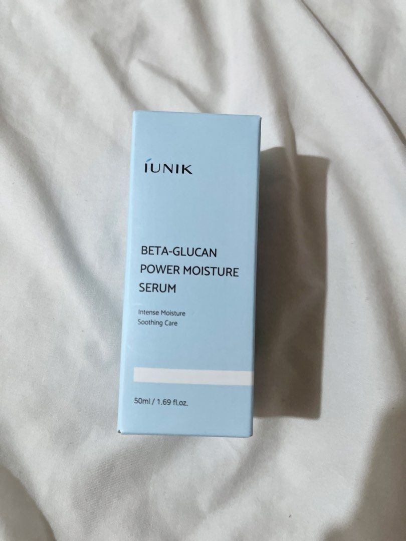 IUNIK Beta-Glucan Power Moisture Serum 50ml (Category: Face Care) located in Manila. Submitted by cailleshope (Listing ID 1448000897, Image 2). Description: - IUNIK Beta-Glucan Power Moisture Serum - Provides intense moisture and soothing care - Size: 50ml / 1.69 fl.oz - Perfect for hydrating your skin.