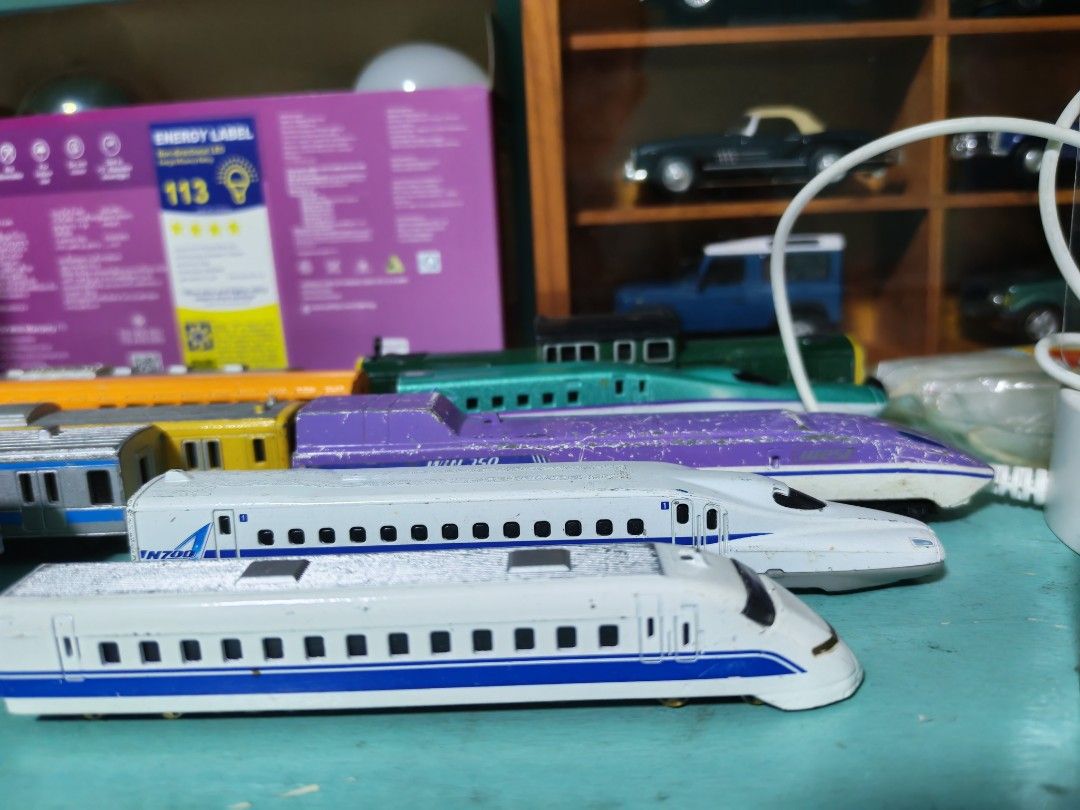 Japan train diecasts with wheels, some are inclomplete. (Category: Vehicle & Diecast Models) located in Manila. Submitted by GentleGiant (Listing ID 1447975951, Image 3). Description: Several toy trains from japan Almost all diecast Take all.