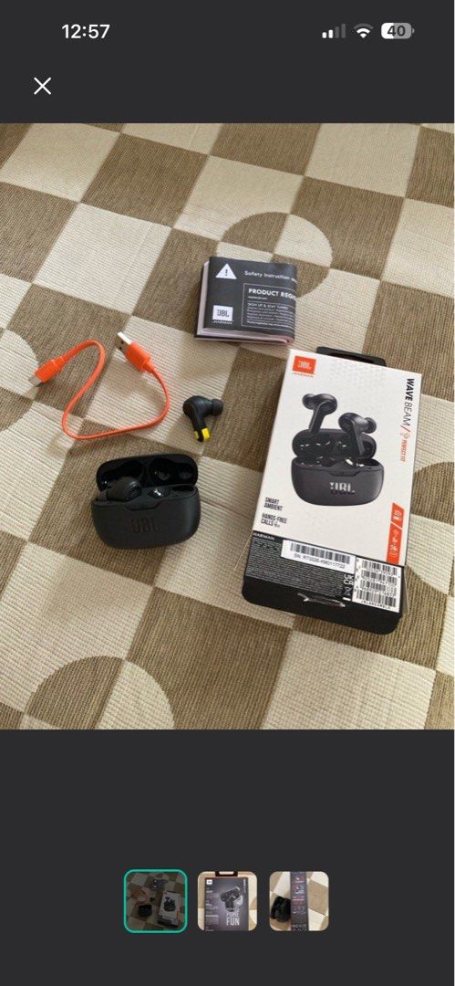 JBL Wave Beam True Wireless Earbuds
