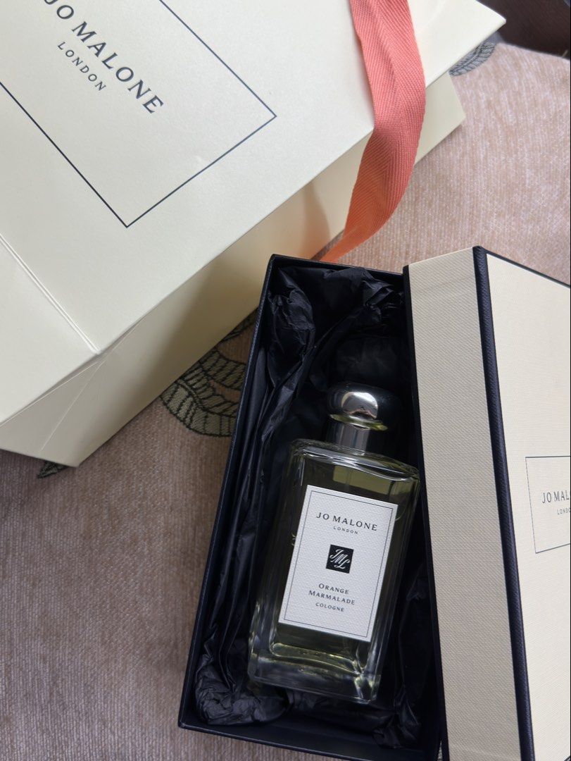 Jo Malone London Orange Marmalade Cologne 100ml (Category: Fragrance & Deodorants) located in Manila. Submitted by hazelgrace_ (Listing ID 1448043753, Image 1). Description: - Jo Malone London Orange Marmalade Cologne - Bought this in Duty Free Singapore early April - 100ml bottle - Includes original packaging and gift bag - Ideal for everyday wear - Recently purchased, only sprayed a few times - RFS: Impulse buy.