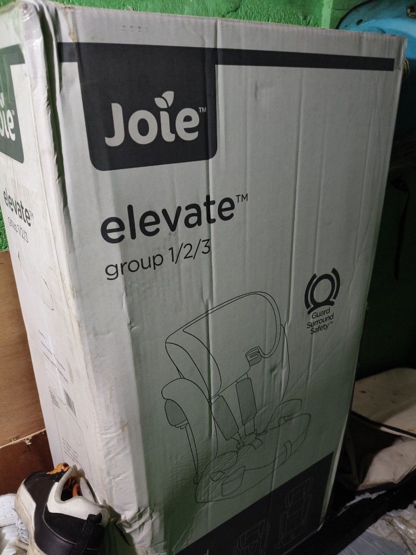 JOIE ELEVATE GROUP 123 (Category: Car Seats) located in Pasig City. Submitted by alabamascloset (Listing ID 1443945227, Image 2). Description: JOIE ELEVATE GROUP 123 CARSEAT.