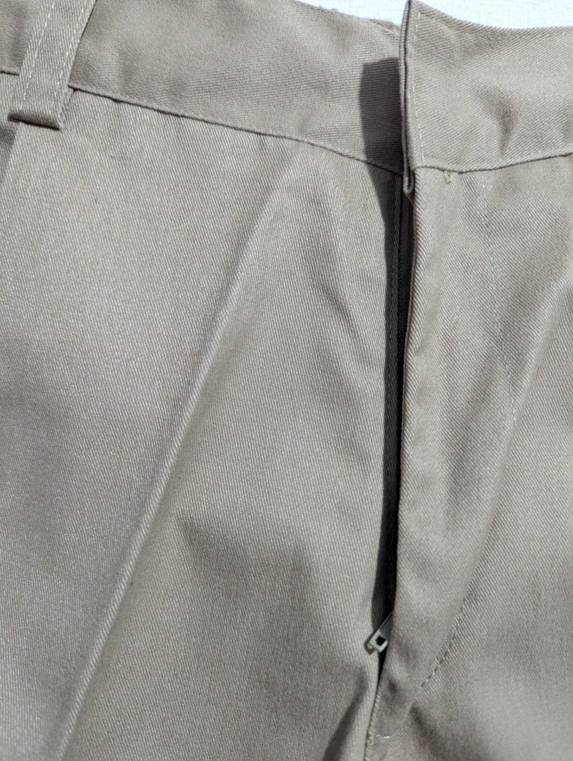 Khaki Brown Well-Off Garterized Pants (Category: Trousers) located in Pasig City. Submitted by igustnik (Listing ID 1447885876, Image 3). Description: RFS: DECLUTTERING FITS 30-34.