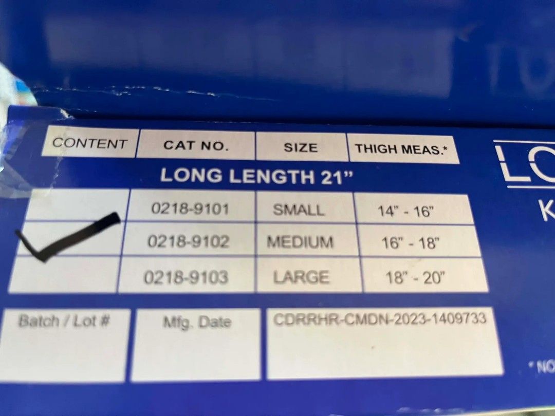 Knee immobilizer (Category: Other Assistive Aids) located in Manila. Submitted by winie8van99579 (Listing ID 1447978519, Image 2). Description: onhand ready for same day delivery dm complete details call if not responding 09561700180.