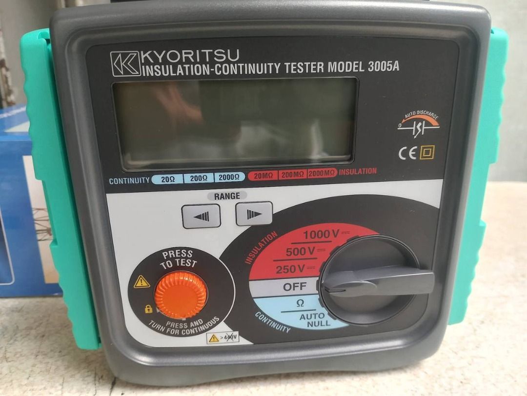 kyoritsu megger tester (Category: Everything Else Others) located in Caloocan City. Submitted by zenphoenix.0b9dcc (Listing ID 1447930892, Image 2). Description: Specs: 3005a.