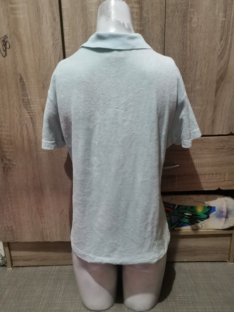 Lacoste velvet polo shirt (Category: Shirts) located in San Pedro. Submitted by thriftersthrift (Listing ID 1448073185, Image 3). Description: Width(inches) :18 Length(inches) :23 Good condition Already wash Color rate : 10 /10 🌵ALL ITEMS ARE FROM UKAY BALE SO MANAGE YOUR EXPECTATION 🌵 ASK SELLER FOR MORE INFORMATION COLOR MAY CHANGE TRU LIGHTING.