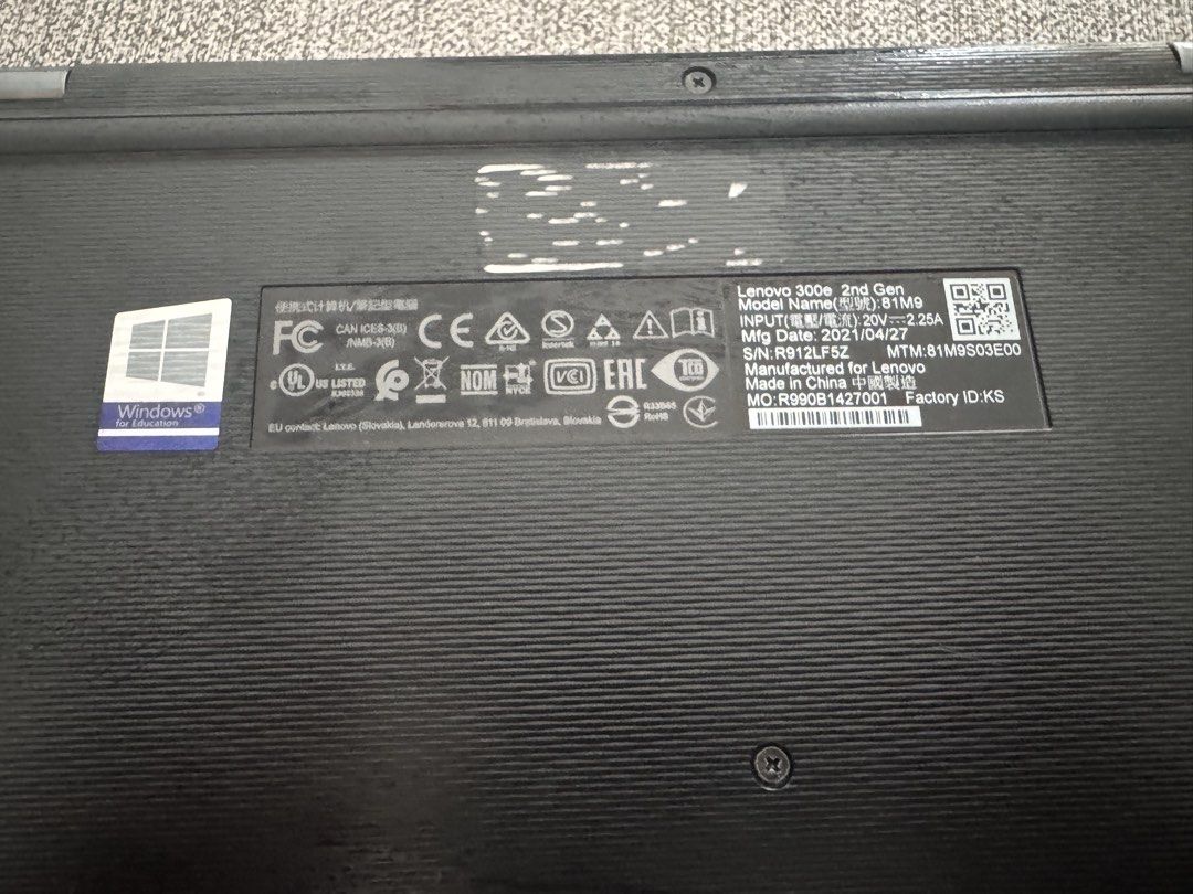 Lenovo Laptop with Stickers501901224848936962