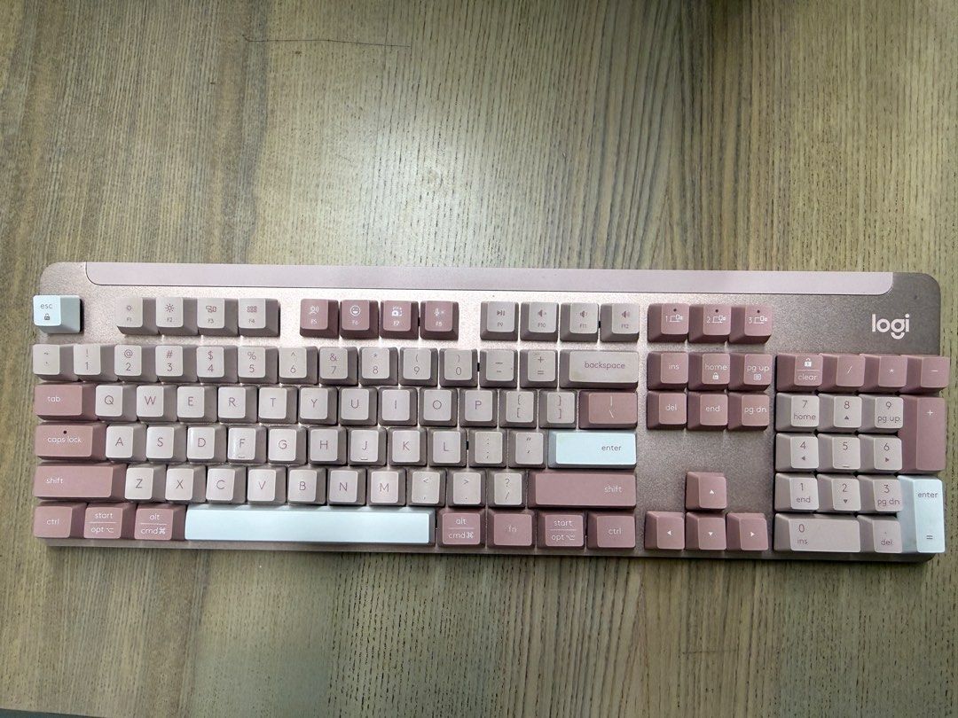 Logitech K865 Wireless Mechanical Keyboard Rose Pink