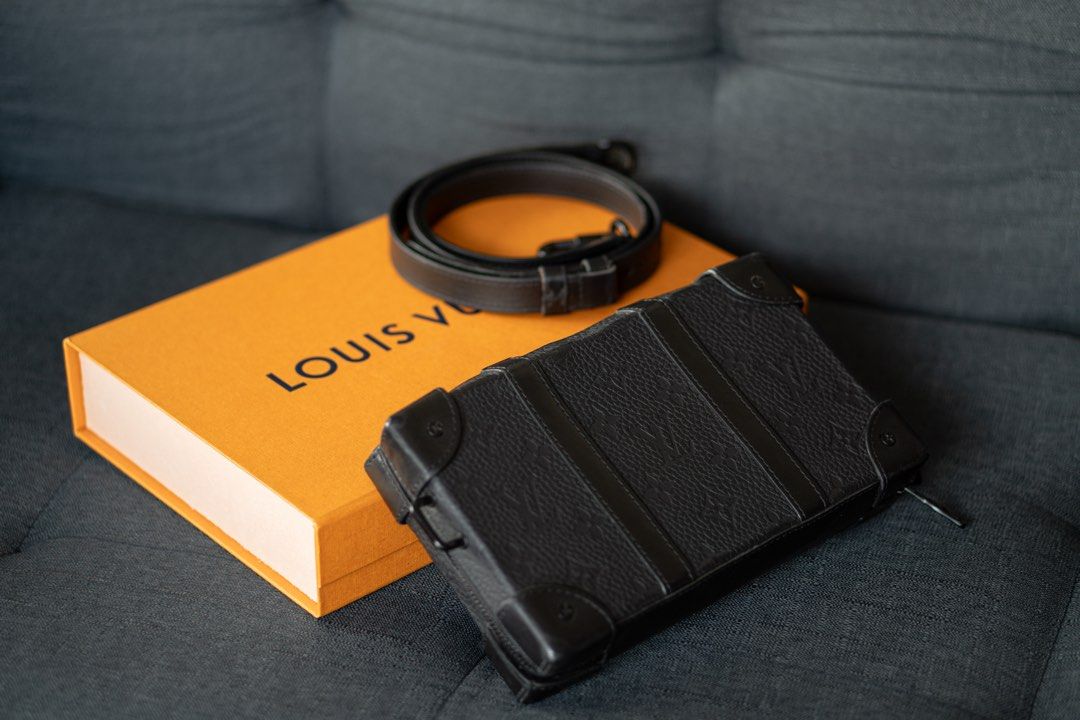 Louis Vuitton Soft Trunk Black (Category: Luxury Bags & Wallets) located in Pasay City. Submitted by thewavyond (Listing ID 1447959193, Image 1). Description: 𝗟𝗢𝗨 𝗩𝗨𝗜 𝗦𝗢𝗙𝗧 𝗧𝗥𝗨𝗡𝗞 LV Soft Trunk Black Monogram Microchipped Complete With Box | Prestine Condition P69,980 Only (200K Retail) .