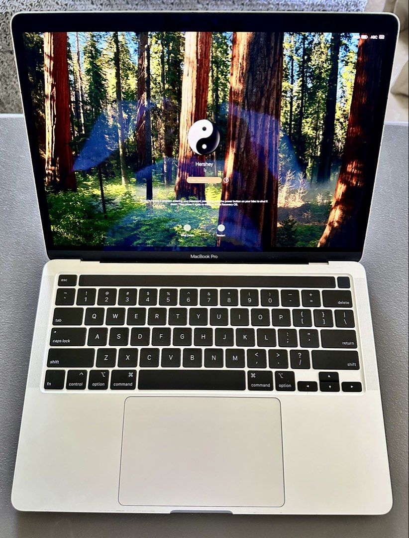 MacBook Pro 13" (2020, Intel i5/8GB/512GB) — Silver [READ DESCRIPTION] (Category: Laptops & Notebooks) located in Quezon City. Submitted by simplysortedph (Listing ID 1448076570, Image 1). Description: Description: Selling my personal MacBook Pro 13-inch (2020 model, MXK72 PP/A) purchased from iSwitch UP Town Center. Selling “as-is” due to a couple of hardware issues that need attention, making it perfect for someone planning to use an external m