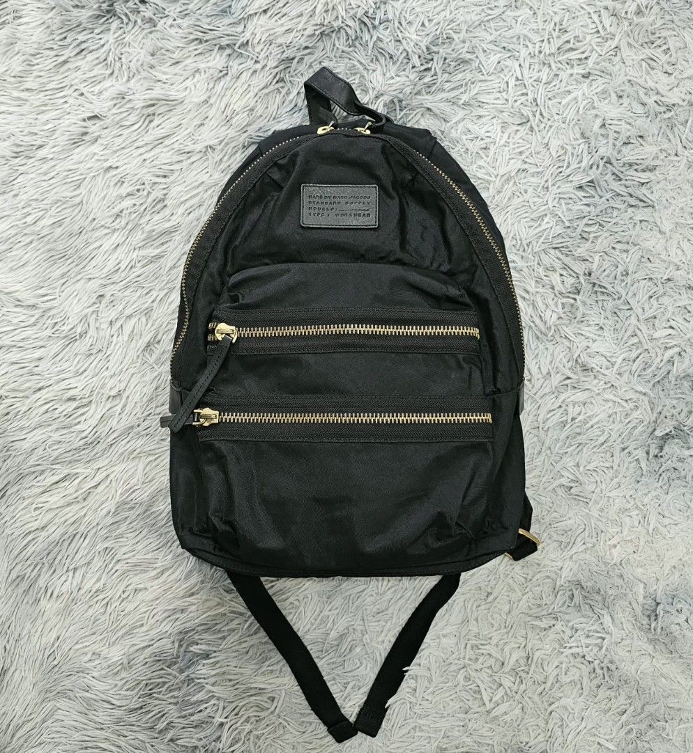 Marc by Marc Jacobs Domo Arigato Packrat backpack (Category: Luxury Bags & Wallets) located in Manila. Submitted by shio_gray (Listing ID 1447905261, Image 2). Description: Authentic H 16 x W 11.5 x D 4.5 inches.