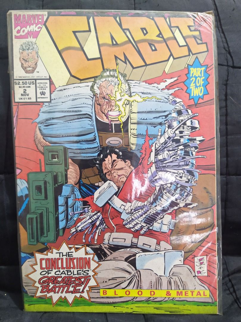 Marvel Comics CABLE: BLOOD & METAL Miniseries (1992) (Category: Comics & Manga) located in Manila. Submitted by ace.hobbies (Listing ID 1448018495, Image 3). Description: 🏷️ Item for Sale Marvel Comics CABLE: BLOOD & METAL Miniseries (1993) 🔎 Item Description: - Released by Marvel COmics on October - November 1993 - 2 part Mini series 📸📦 Picture of actual items..