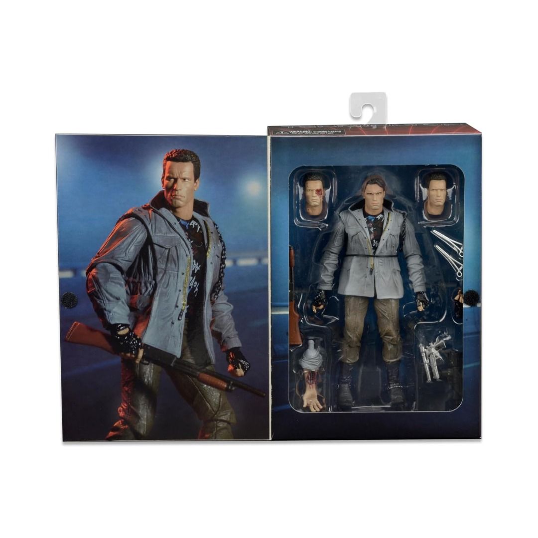 Neca Toy 51911 The Terminator T-800 Action Figure New Toy (Category: Toys & Games) located in Cheras. Submitted by shopping_player (Listing ID 1447965428, Image 3). Description: Delivery 6 days - 7 days West Malaysia RM260 East Malaysia RM260 (Pos Laju/JT/Lalamove/Grab/GDEX) CIMB / Maybank Message / Contact 0162472537 Deluxe 7" Figure features over 25 points of articulation The Ultimate Tech Noir T-800 features this punk outfit with a metal chain