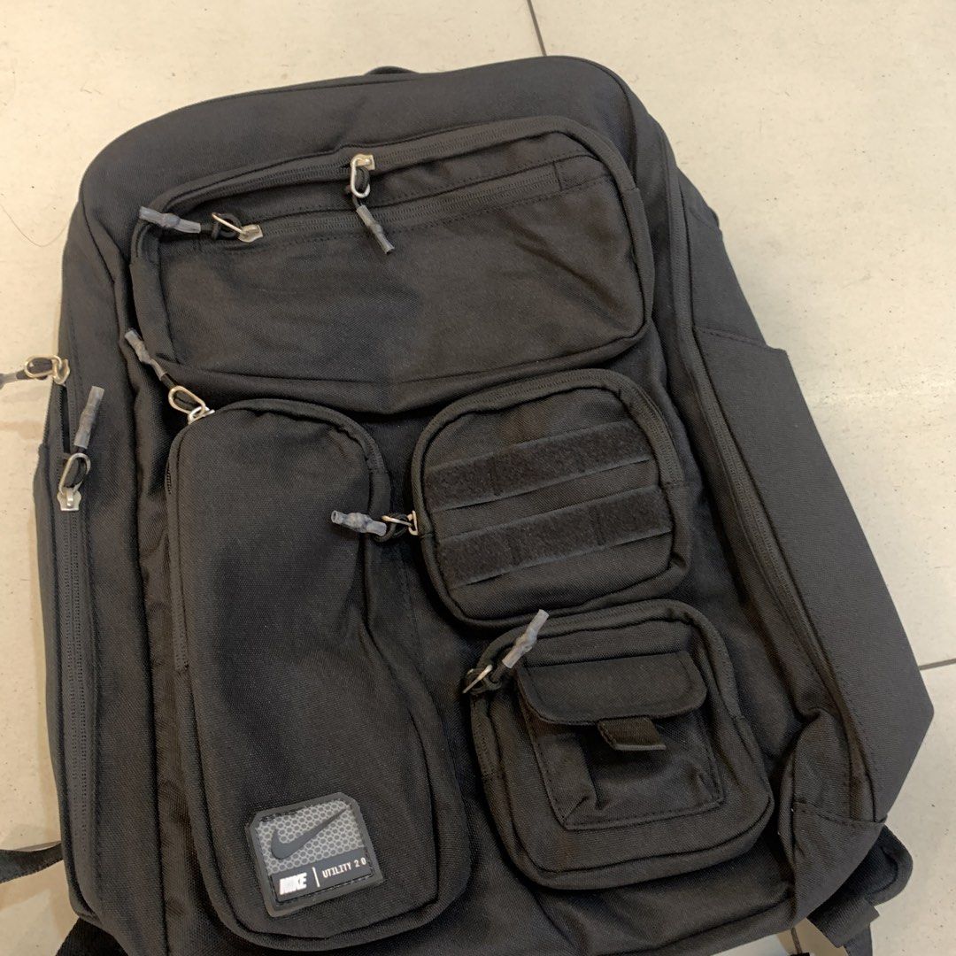 Nike Utility speed 2.0 bag black (Category: Backpacks) located in Pasig City. Submitted by paymelikelandlord (Listing ID 1448058143, Image 3). Description: SALE ONLY Nike Utility speed 2.0 bag black Backpack excellent condition as new No hidden issue no flaw Ready to wear Dm to purchase Courier 🚚 J&T express LBC cop JRS .