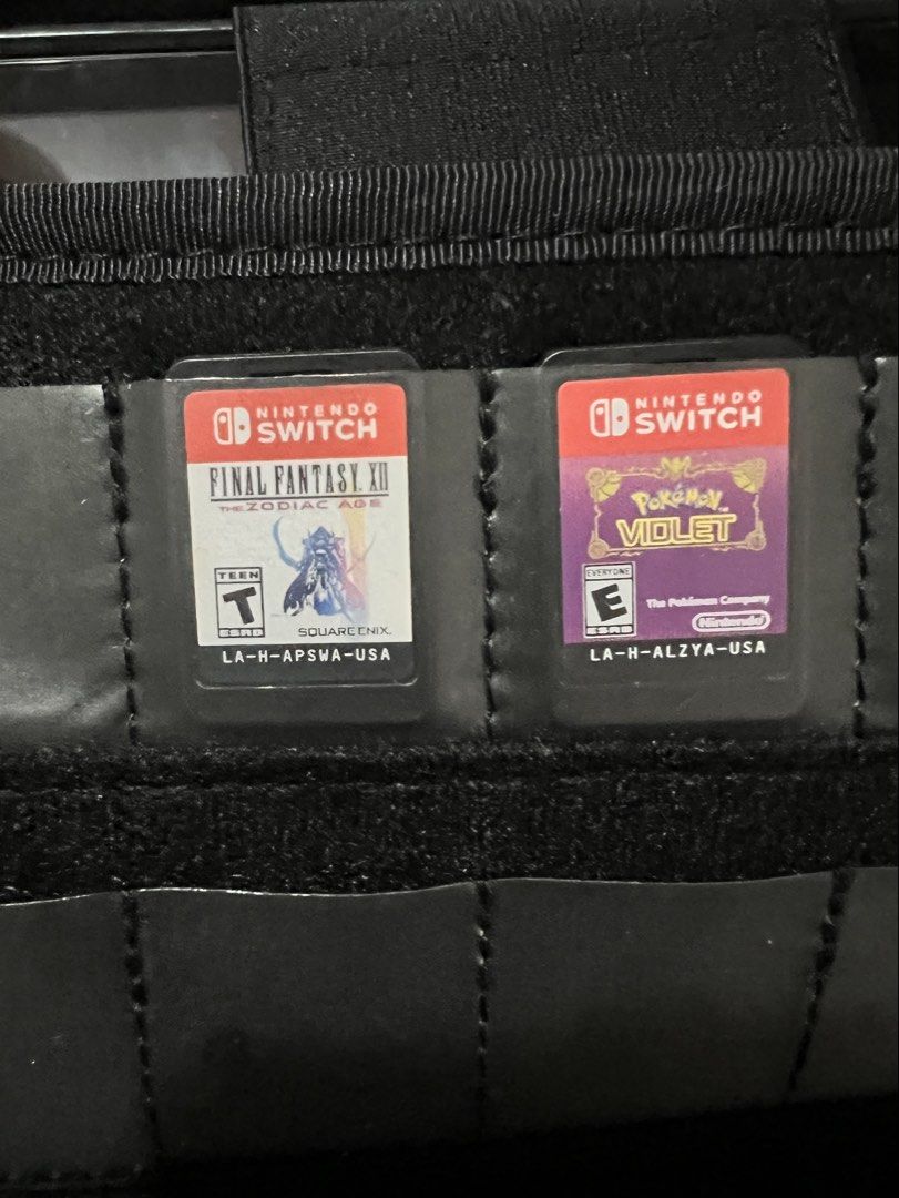 Nintendo switch games (Category: Nintendo) located in Makati City. Submitted by kikay24 (Listing ID 1448039357, Image 1). Description: No case Final fantasy XII - zodiac age - 1000 Pokemon Violet - 1300.