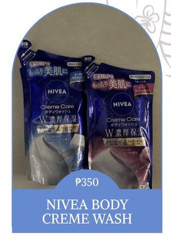 Nivea creme body wash (Category: Body Care) located in Bacoor. Submitted by usagifindss (Listing ID 1447959738, Image 1). Description: .