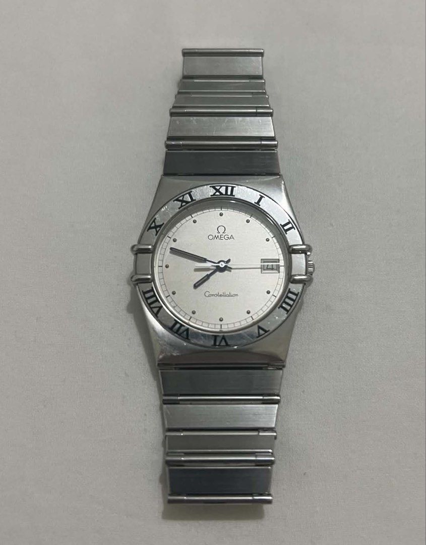 Omega Constellation Stainless Steel Watch (Category: Luxury Watches) located in Paranaque City. Submitted by vintage_luxury_bags (Listing ID 1448076039, Image 1). Description: - Authentic Omega Constellation Manhattan Quartz timepiece - Elegant silver dial with classic Roman numerals - Durable stainless steel band - Versatile for daily wear or special events -Vintage .