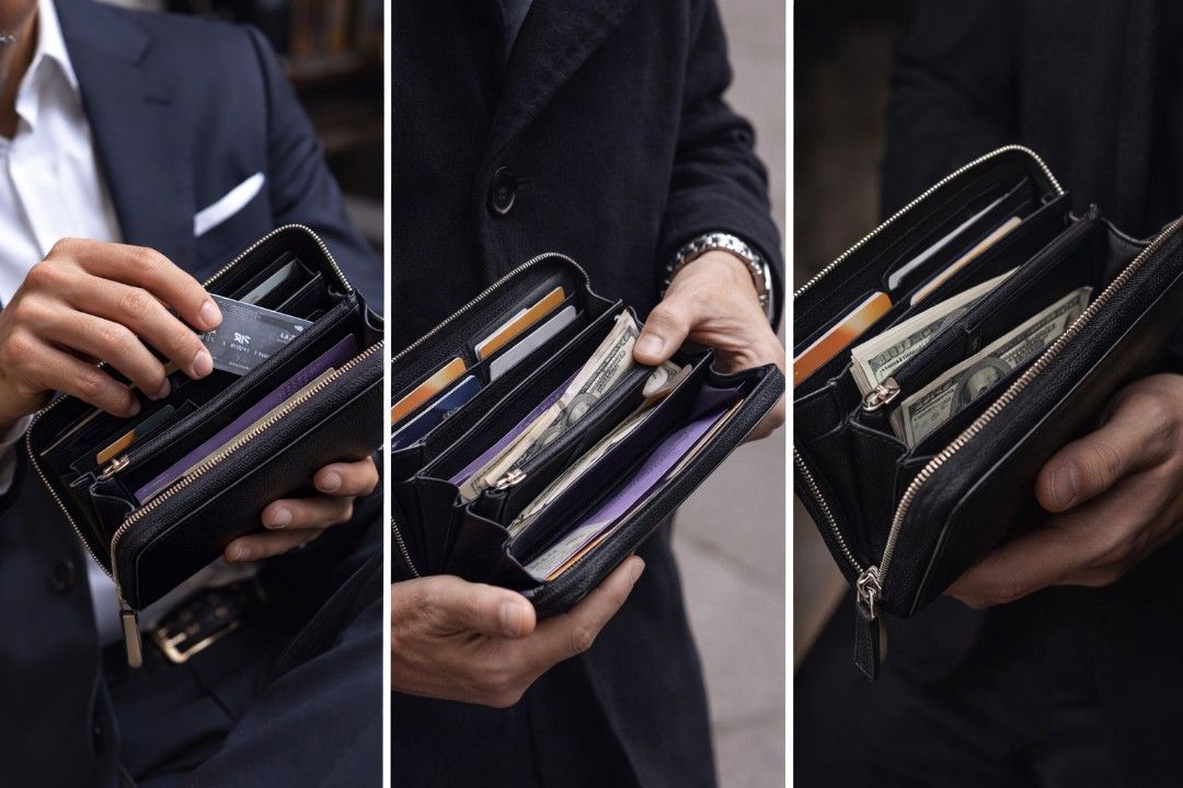 Original Seiko Elite Wallet (Category: Luxury Bags & Wallets) located in Mandaluyong City. Submitted by tidehunter40519 (Listing ID 1448003867, Image 2). Description: SEIKO Elite wallet A minimalist shot of the closed wallet held firmly in hand. The perfect accessory for the modern gentleman. The lighting accentuates the premium leather texture and timeless appeal. Personal use paunahan kayo.
