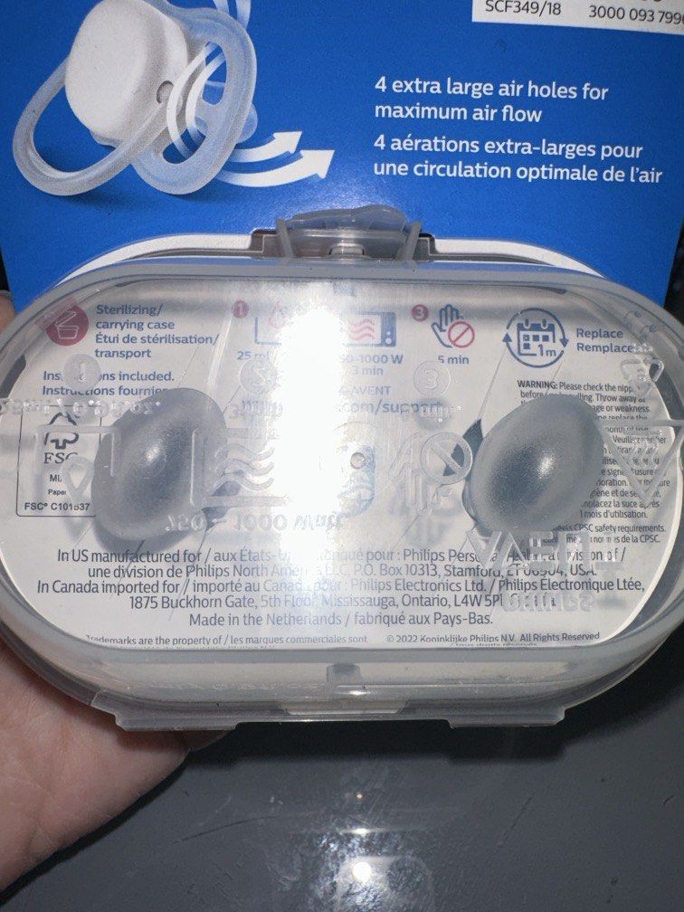 PHILIPS AVENT 6-18 months PACIFIER (Category: Soothers & Pacifiers) located in Quezon City. Submitted by cai_wong (Listing ID 1193354717, Image 3). Description: .