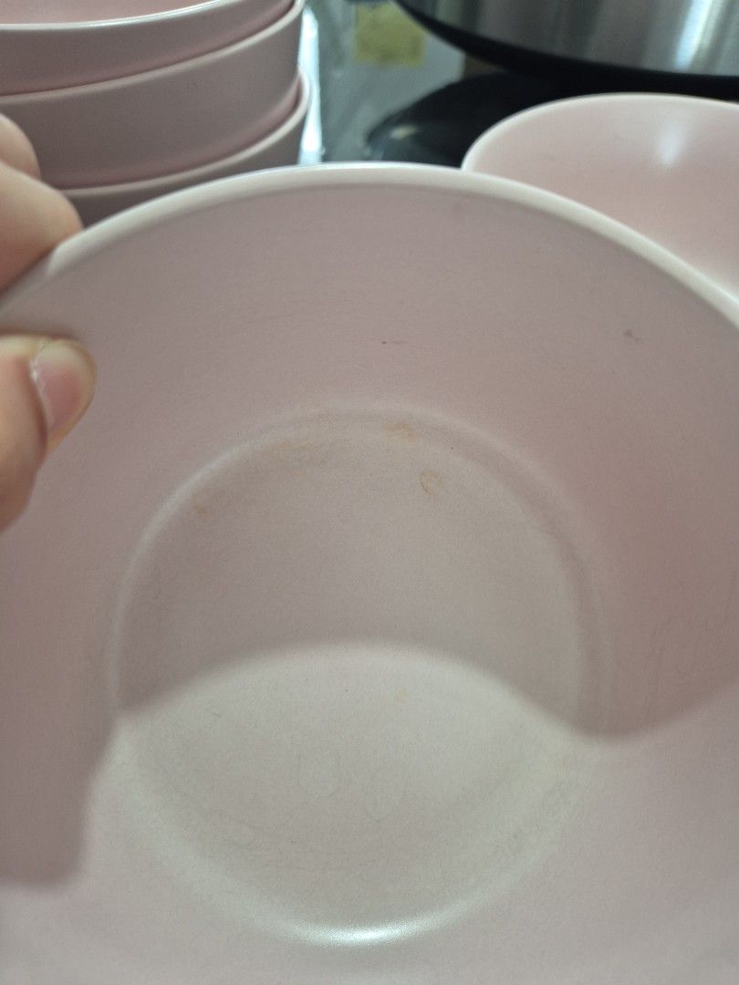 IKEA Pink Ceramic Dinnerware Set - Plates and Bowls501709478445066246