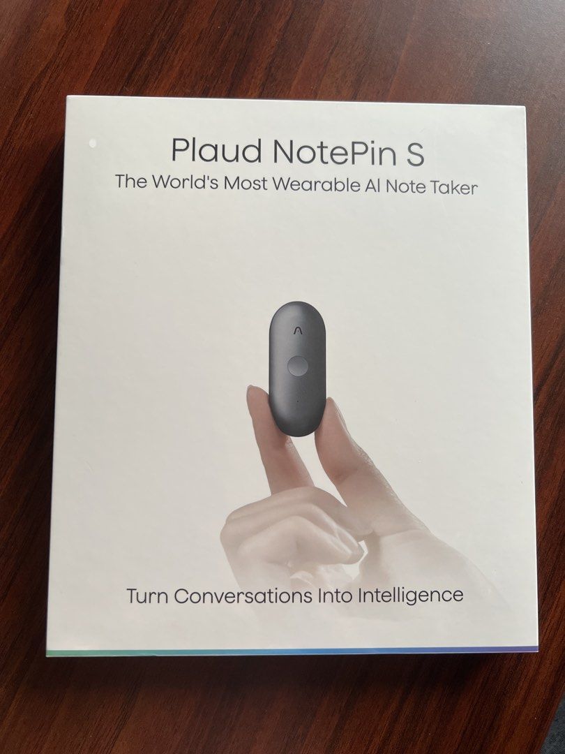 Plaud NotePin S AI Note Taker