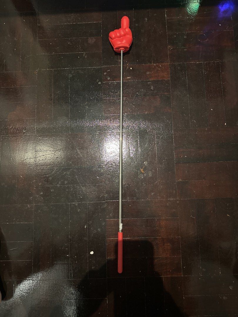 Red Foam pointer (Category: Occasions & Party Supplies) located in Singapore. Submitted by wadew (Listing ID 1448035749, Image 2). Description: Can disturb your friends and mom and siblings with this pointer damn funny .