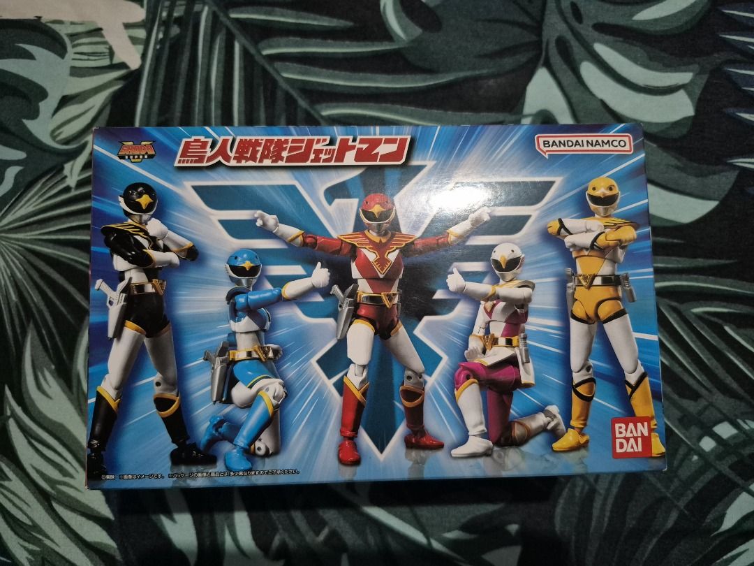 SHODO JETMAN (Category: Action & Battle Toys) located in Quezon City. Submitted by mambaout24977 (Listing ID 1448030929, Image 1). Description: - Complete Shodo Jetman set - Includes all 5 rangers: Red Hawk, Black Condor, Yellow Owl, Blue Swallow, White Swan - Comes with numerous accessories and interchangeable parts (as shown in box) - Perfect for any Power Rangers or Super Sentai fan - MISB (Slight Issue on Box as shown on pictures).