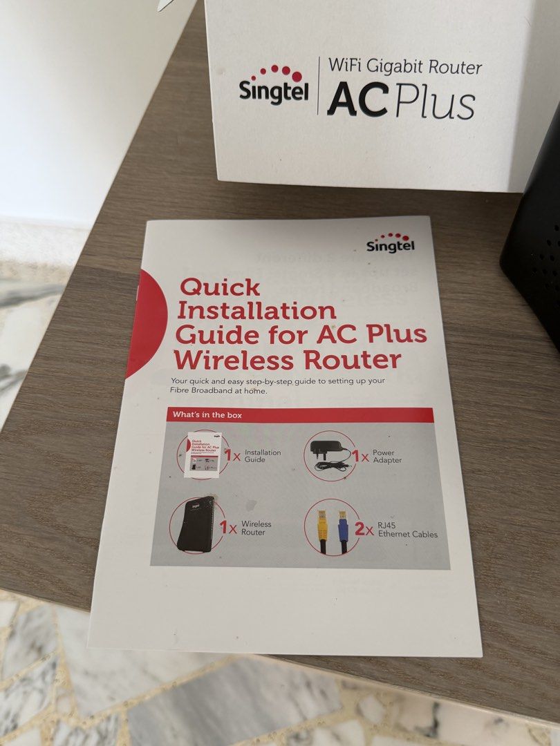 Singtel WiFi Gigabit Router AC PLUS501770162778951682