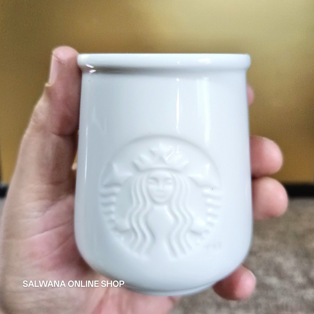 STARBUCKS CERAMIC DEMI CUP 100ML • JAPAN SURPLUS (Category: Coffee & Tea Tableware) located in Mabalacat. Submitted by salwanaonlineshop (Listing ID 1447914082, Image 2). Description: STARBUCKS CERAMIC DEMI CUP 100ML • JAPAN SURPLUS 🇯🇵 Like New - makinis 🇯🇵 100ml 🇯🇵 Ceramic 🇯🇵 No issue 🇯🇵 Made in China 🇯🇵 Japan Source (Surplus) 🛒 Follow us on S.H.O.P.E.E and L.A.Z.A.D.A at SALWANA ONLINE SHOP for more rare, vintage, collectible, uniq
