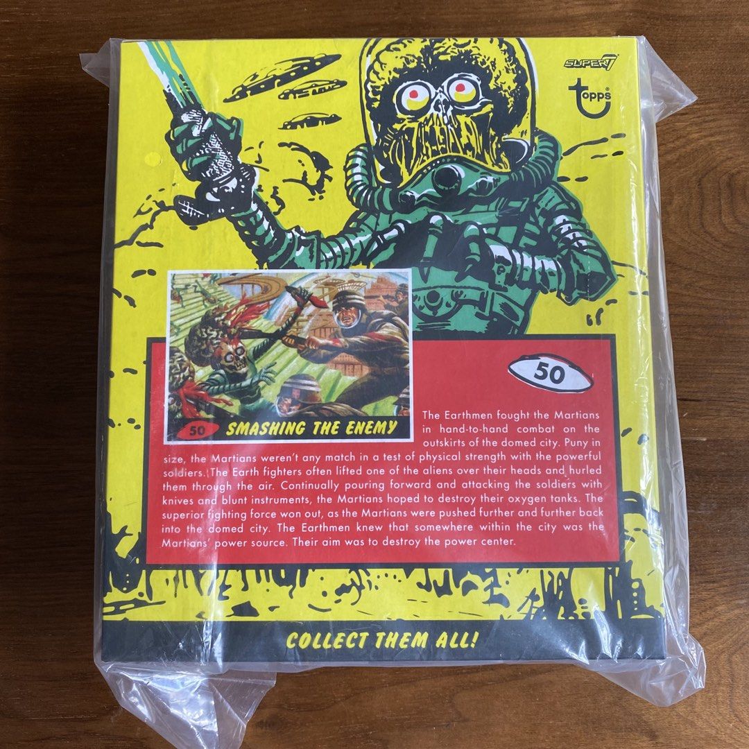 Super7 Mars Attacks! 公仔 （分類：手辦雕像）位於 Hong Kong。 由 chefl 提交（商品編號 1448032776，圖片 2）。簡介： 開過一次出黎睇，入番箱 然後冇掂過。