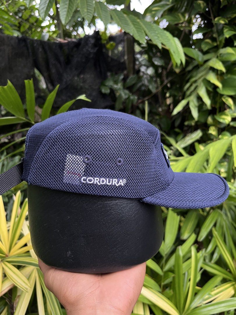 Supreme Cordura Mesh Camp Cap Navy (Category: Caps & Hats) located in Davao. Submitted by streetsight (Listing ID 1448003474, Image 3). Description: - Navy blue Supreme camp cap - Made with durable Cordura mesh material - Classic Supreme box logo on the front - Adjustable strap for a comfortable fit - Ideal for everyday wear.