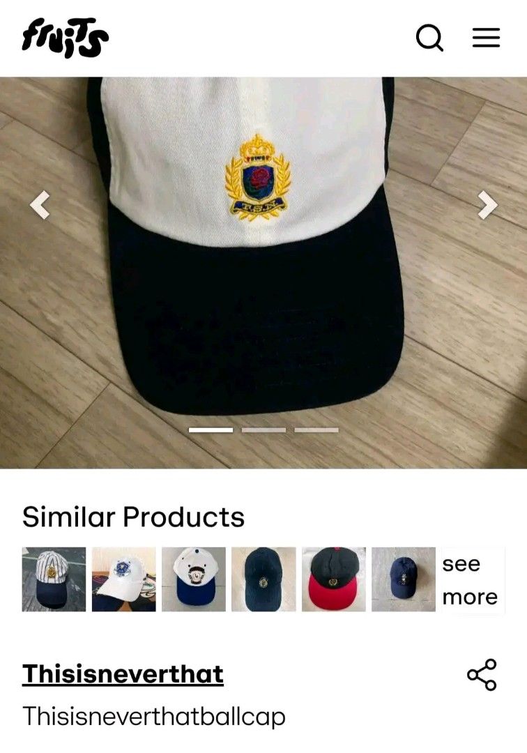 Thisisneverthat Ball Cap (Category: Caps & Hats) located in San Carlos City. Submitted by latumsthrift (Listing ID 1447902188, Image 1). Description: Thisisneverthat Ball Cap Excellent Condition Dm 📩.