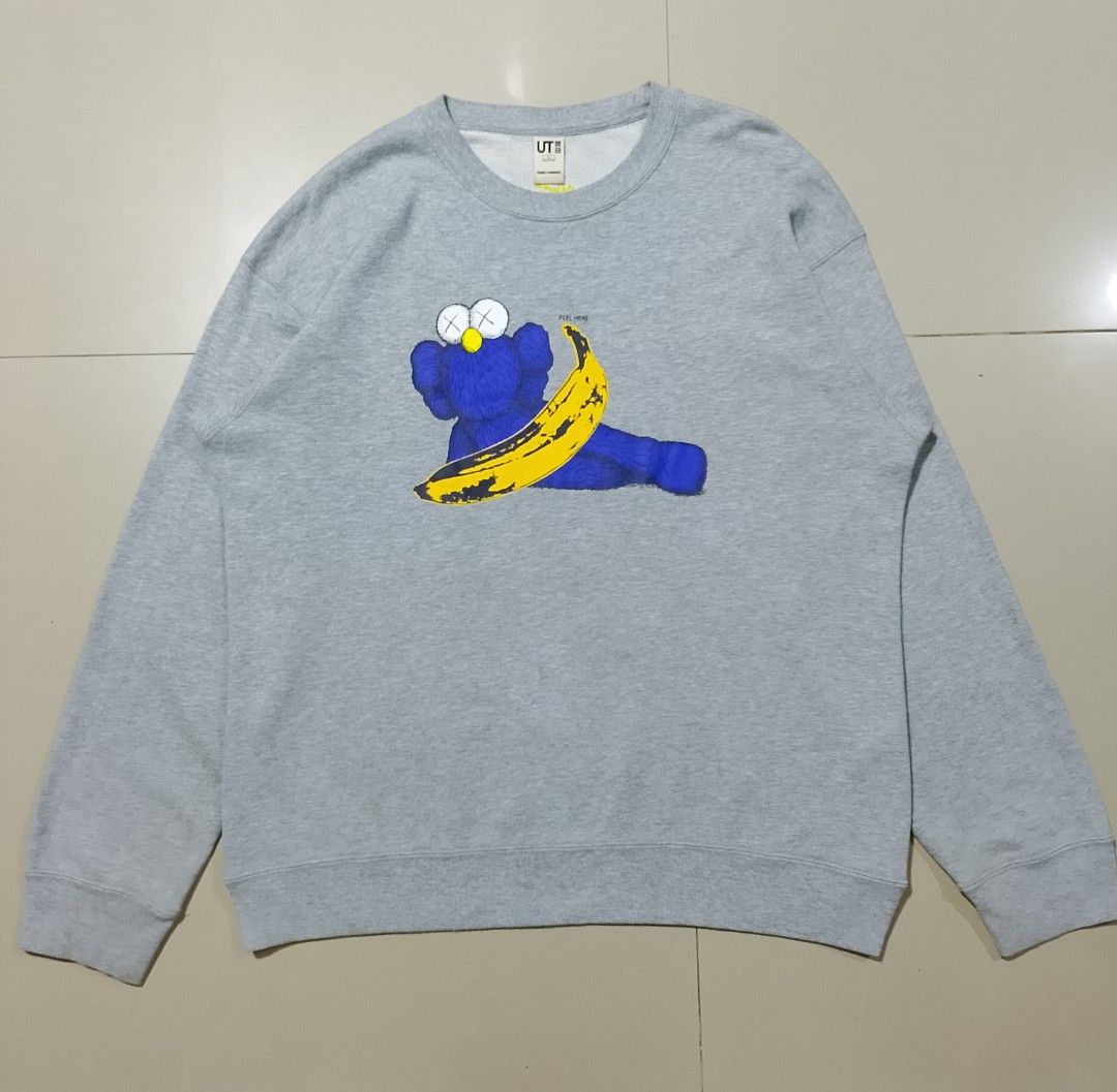 Uniqlo x Kaws (ANDY'WARHOL (Category: Coats, Jackets and Outerwear) located in Cagayan de Oro. Submitted by bertfinds (Listing ID 1448045341, Image 1). Description: Large on tag 22x27 Comfortable material Color rate- 9/10 Condition- 9/10 issue- small pinhole not visible 700+sf Location- CDO,MINDANAO Ship via JNT.