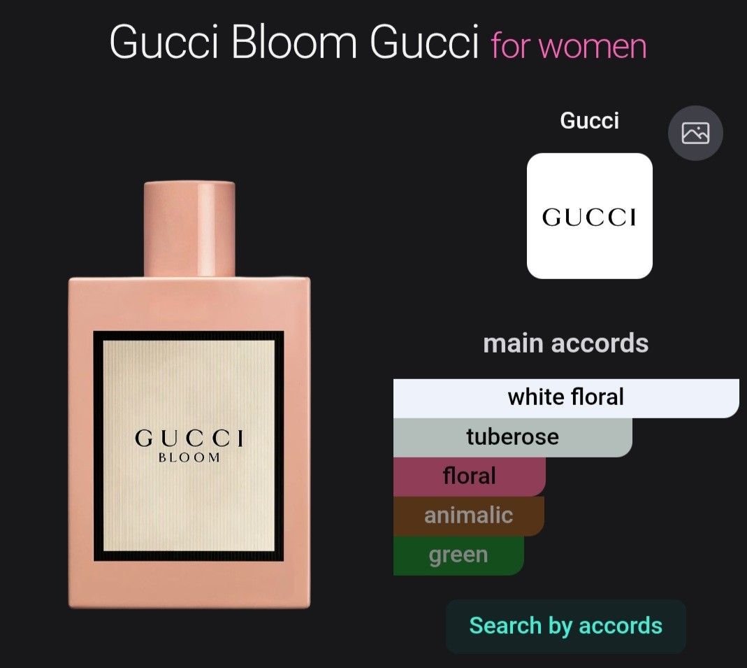 US Tester - Gucci Bloom EDP 100ml (Category: Fragrance & Deodorants) located in Quezon City. Submitted by nhingking (Listing ID 1447935768, Image 1). Description: BRAND NEW & SEALED‼️ US Tester 100ml EDP ₱ 500 Gucci Bloom by Gucci is a Floral fragrance for women. main accords: white floral tuberose floral animalic green Payment via: ✔ GCash ✔ BPI.