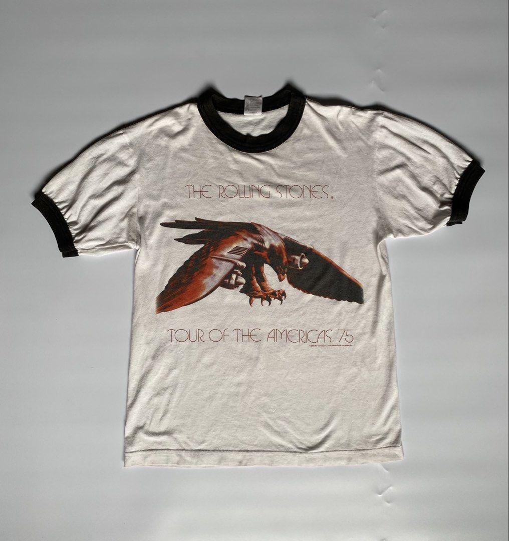 Vintage The Rolling Stones 2002 Ringer Tee (Category: Activewear) located in Bago City. Submitted by johnpaul_gidlayan (Listing ID 1447933346, Image 1). Description: Vintage The Rolling Stones Ringer Tee 2002 Item Details Size: Small Dimension: 18.5x25 Sleeves: 8 Shoulder: 18 Condition: Good condition(needwash) Color Rate: 8.9/10 Flaws: Sign of usage and lints (Item color vary due to lighting) Price: 1350+sf.