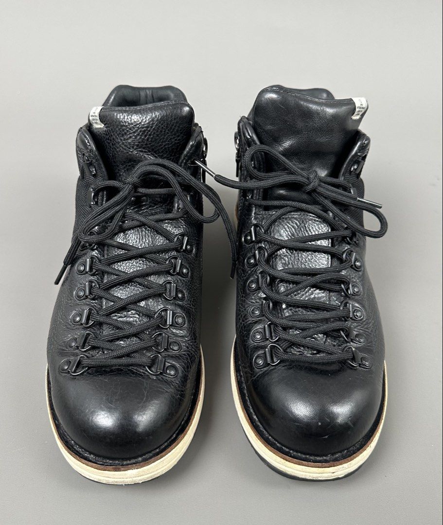 Visvim - Serra Mountain Leather Boots - Side Zipper. (Category: Boots) located in Manila. Submitted by scissor.2fifthy (Listing ID 1448023436, Image 3). Description: Visvim - Serra Mountain Leather Boots - Side Zipper. Tagged size: 9.5US Made in Korea 85/100 condition rate Used with care Flaw: Minor sign of usage, some dirt and replaced insole Very presentable Check all photos for more details and information. Insole length: 27.5CM Accepting offe