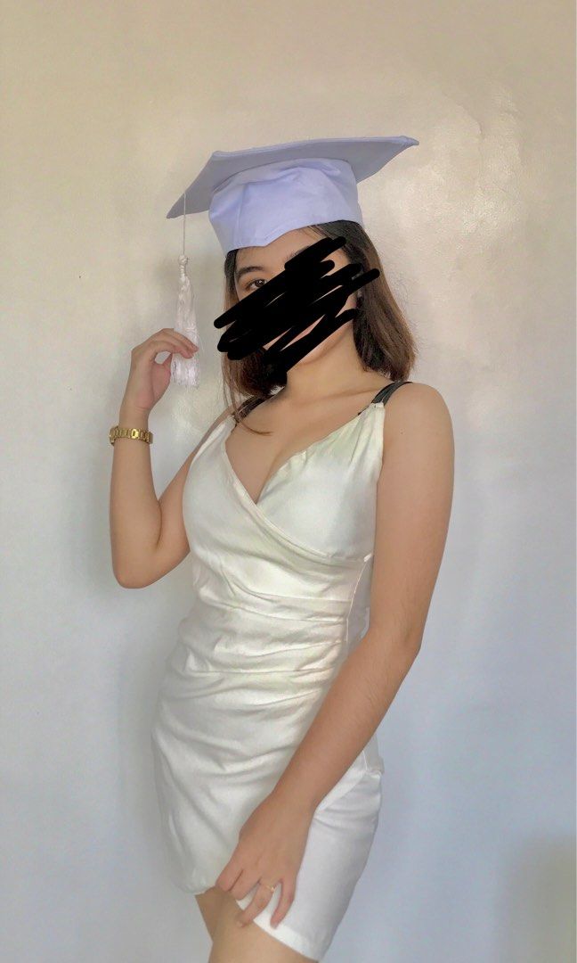 White Premium Elegant, Fancy Dress (Category: Dresses) located in Malvar. Submitted by chatztash (Listing ID 1447914391, Image 1). Description: White Premium Elegant, Fancy Dress - size: Small - thick stretchable fabric - back zipper closure - adjustable shoulder straps - worn once, like new for party, formal event, graduation, birthday, any occasion..
