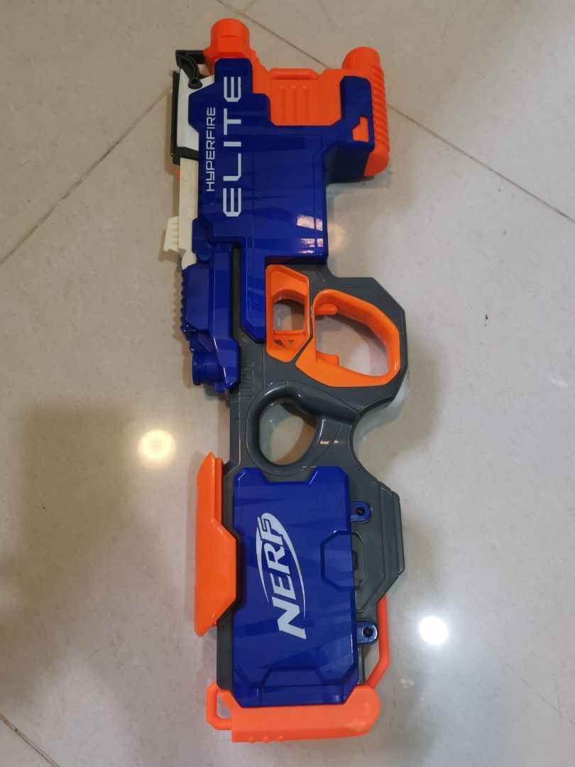 WORKER upgrade kit plus Nerf Hyperfire (Category: Action & Battle Toys) located in Singapore. Submitted by vincesoo (Listing ID 1341034813, Image 7). Description: Brand new set used to sell for $80 now letting go for $30 Non working Hyperfire only $10 with upgrade kit purchase Self collect at postal code 330009.