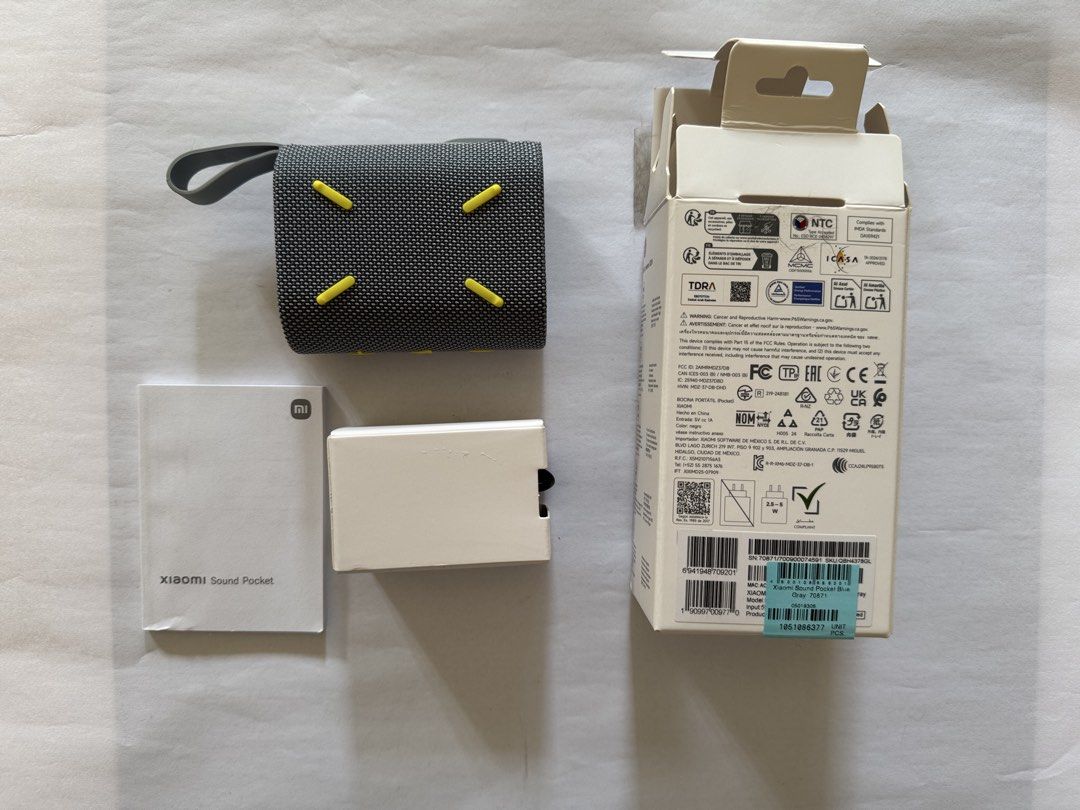 Xiaomi Sound Pocket Bluetooth Speaker (Category: Soundbars, Speakers & Amplifiers) located in Bulacan. Submitted by mjbny (Listing ID 1448076963, Image 3). Description: Brand new, comes with original packaging. Only opened to check item. Was gifted but I already have a JBL speaker..