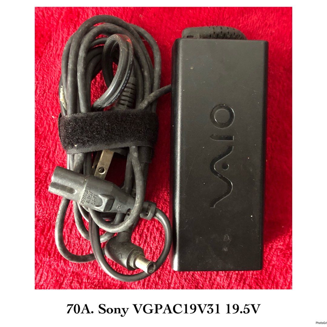19.5 V 90W AC Adapter Adaptor Charger (Category: Cables & Adaptors) located in Pasig City. Submitted by califinestcollectibles (Listing ID 1448136115, Image 3). Description: 19.5 V 90W AC Adapter Adaptor Charger EL#772 70A. Sony VGPAC19V31 (19.5V) - 540 php 4.7A 90W 70B. Dell (19.5V) - 480 php 3.34A 65W 50-60W hz 70C. Dell DA65NS300 (19.5V) - 480 php 3.34A 65W Original/Authentic From USA Pick Up at One Oasis condominium ortigas extension pasig ci