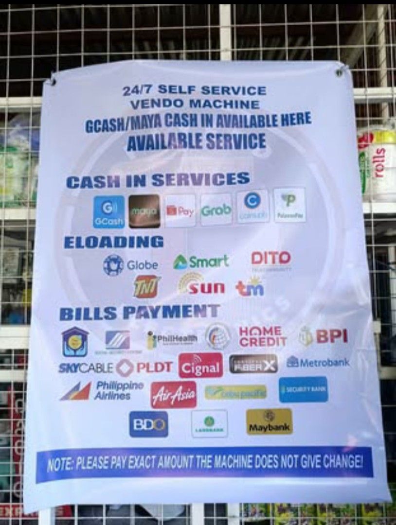 24/7 self service vendo machine (Category: Everything Else Others) located in Manila. Submitted by jamkikay_25 (Listing ID 1448165025, Image 2). Description: 📢 FOR SALE: E-Loading Vendo Machine 📢Selling my E-Loading Vendo Machine - perfect FOR SALE: E-Loading Vendo Machine Selling my E-Loading Vendo Machine - perfect for small business or additional income! Features: • E-loading (all networks) • E-wallet services (GCash, PayMaya etc) • Bills pa
