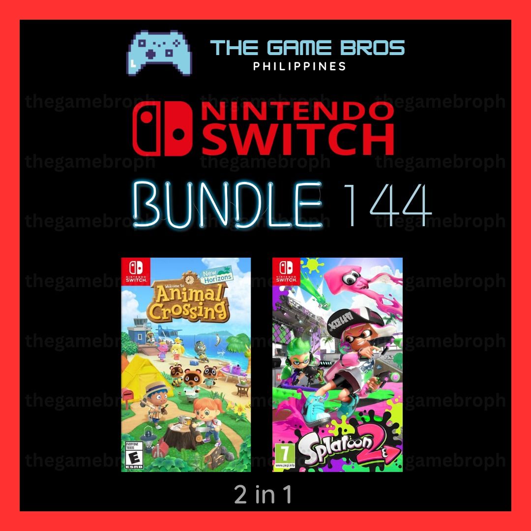 2in1 Bundle: Animal Crossing + Splatoon 2 (Nintendo Switch) Digital Games (Category: Nintendo) located in Manila. Submitted by thegamebroph (Listing ID 1448176903, Image 1). Description: 🔥 FEATURES 🔥 ✅ 100% SAFE and LEGAL games bought from Nintendo eShop ✅ ✅ 100% STABLE and RELIABLE !!! ✅ ✅ Not require to MODIFY your console ✅ ✅ Warranty provided✅ ✅ Instant Delivery*✅ ✅ Simple & Details Installation Guide Provided✅ ✅ 99% of all games available 