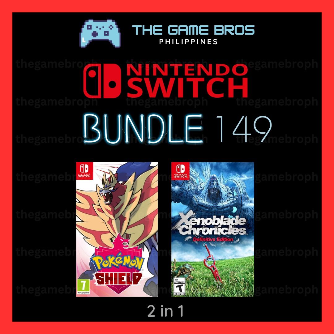 2in1 Bundle: Pokemon Shield + Xenoblade Chronicles Definite Edition (Nintendo Switch) Digital Games (Category: Nintendo) located in Manila. Submitted by thegamebroph (Listing ID 1448180633, Image 1). Description: 🔥 FEATURES 🔥 ✅ 100% SAFE and LEGAL games bought from Nintendo eShop ✅ ✅ 100% STABLE and RELIABLE !!! ✅ ✅ Not require to MODIFY your console ✅ ✅ Warranty provided✅ ✅ Instant Delivery*✅ ✅ Simple & Details Installation Guide Provided✅ ✅ 9