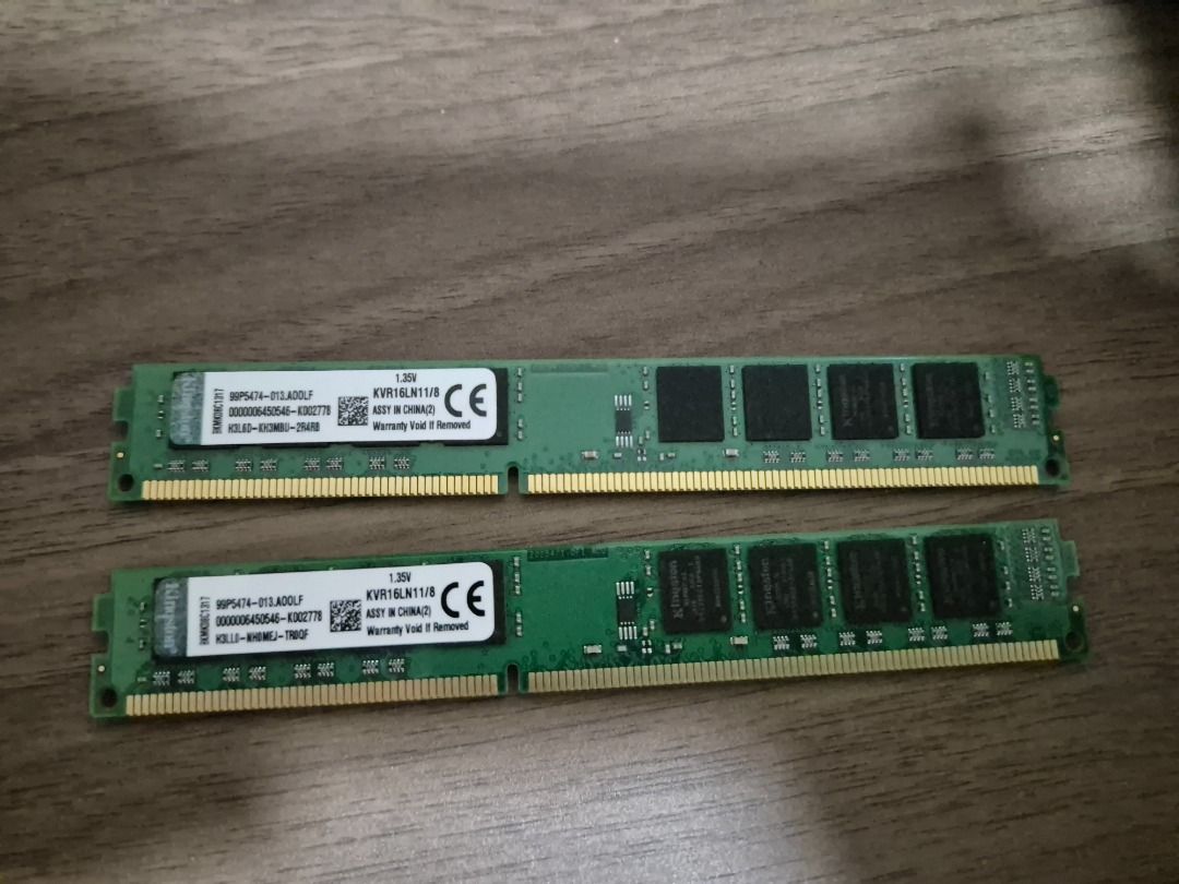 2x Kingston DDR4 RAM Modules