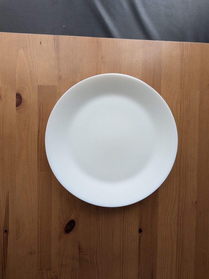 6 IKEA White Dinner Plate
