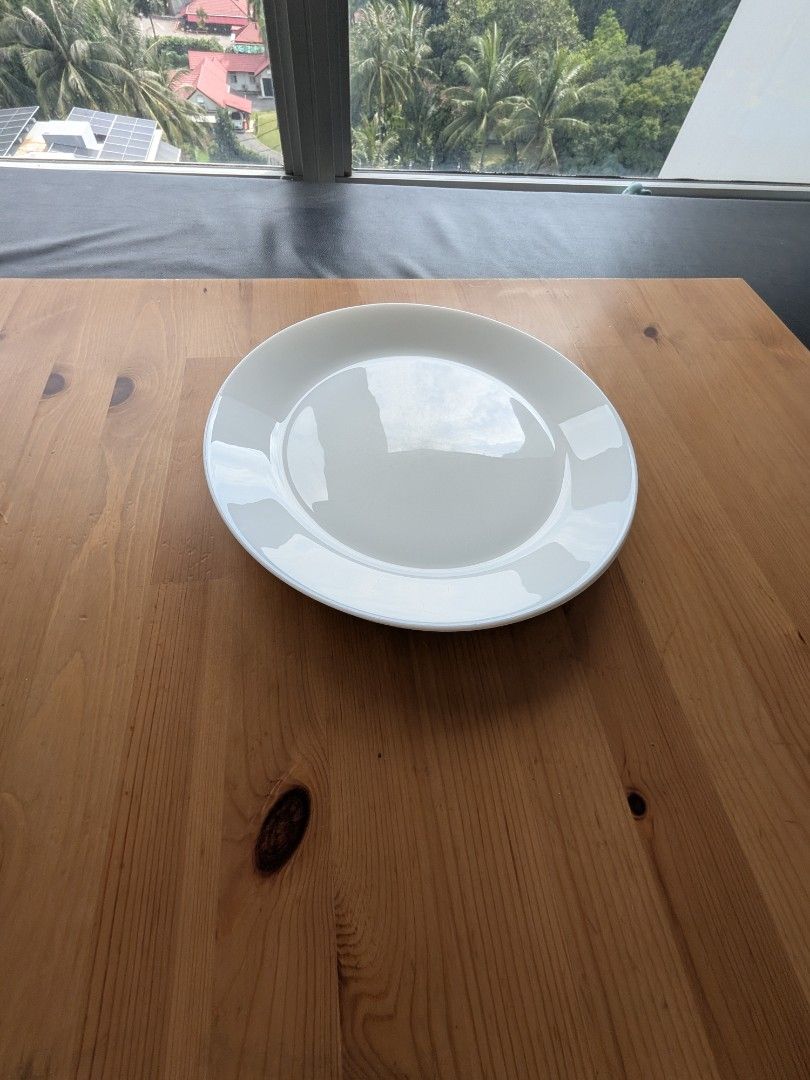 6 IKEA White Dinner Plate502668312456744961