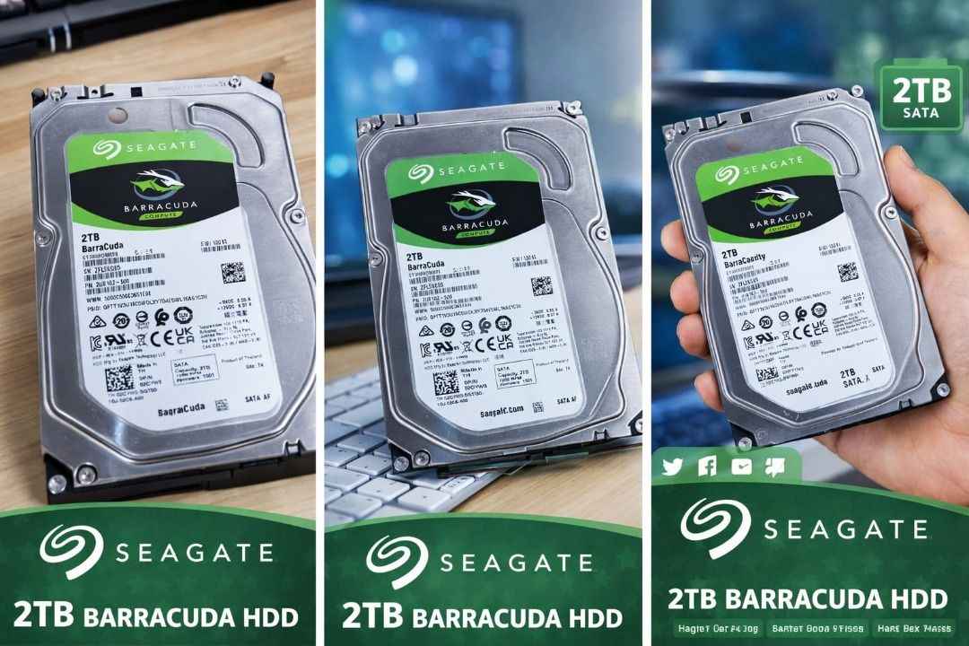 USED Seagate Barracuda 2TB – Fast &durable