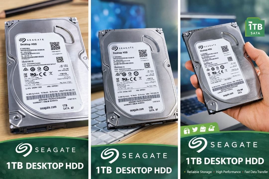 USED Seagate 1TB Desktop HDD