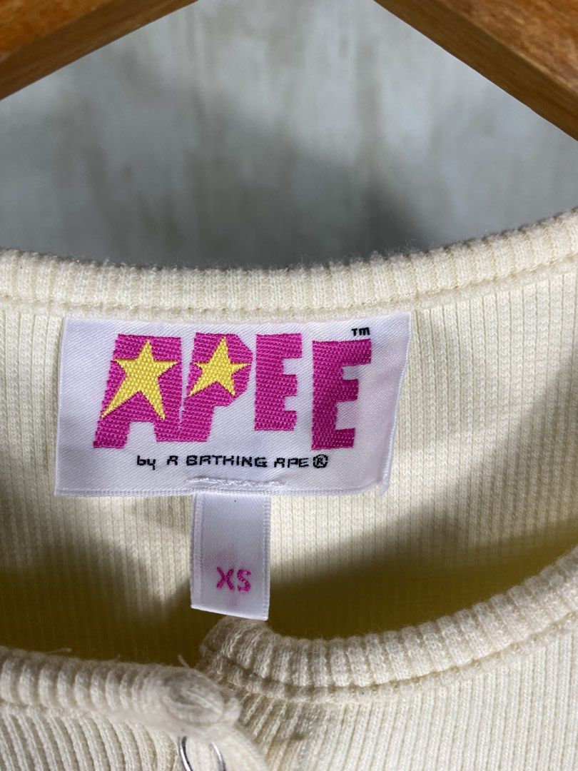 Aape Womens Top (Category: Longsleeves) located in Cabanatuan. Submitted by luwer (Listing ID 1448216666, Image 3). Description: Aape Crop top Longsleeve In good condition need wash check all pictures details.