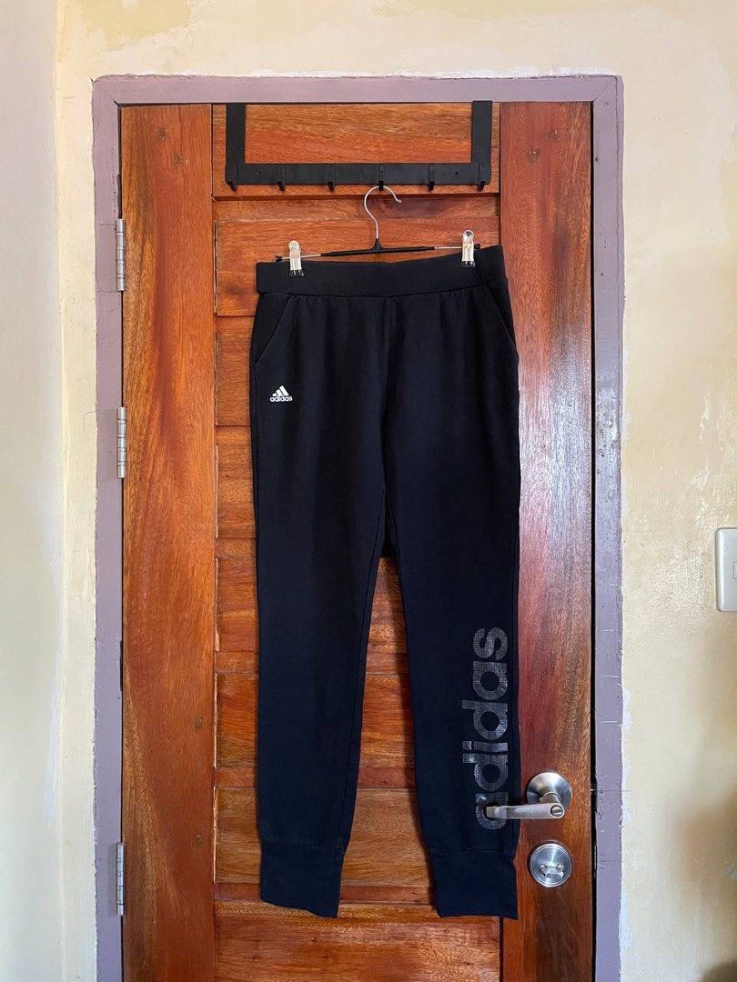 Adidas Jogger Pants (Category: Activewear) located in Baler. Submitted by revibeee (Listing ID 1448227094, Image 1). Description: FOR SALE ADIDAS JOGGER PANTS COLOR BLACK LIKE NEW CONDITION COLOR RATE 9.5/10 CAN FIT SIZE 27 TO 32 WAISTLINE LENGTH 38 INCHES AUTHENTIC | ORIGINAL SUPER NICE IN ACTUAL NO ISSUE WITH DRAWSTRING AND SIDE POCKETS KINDLY CHECK THE PHOTOS FOR THE COMPLETE DETAILS COLOR MAY VARY DUE TO LIGHTING MUST HAVE (STEAL PRICE) WORTH