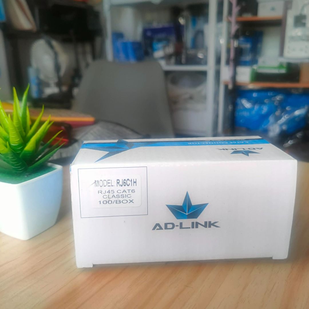 AD-LINK RJ45 CAT6 Connector (100pcs) (Category: Networking) located in Santa Maria. Submitted by victorioustech (Listing ID 1448084526, Image 2). Description: 🔧 Build reliable network cables like a pro! AD-LINK RJ45 CAT6 Connector (100pcs) 💰 PHP - 200 ✅ 100 Pieces per Box ✅ CAT6 RJ45 Connectors ✅ High-Quality Construction ✅ Ideal for LAN Cable Crimping ✅ Stable & Reliable Network Connection ✅ Compatible with CAT6 UTP Network Cables Perfect for: